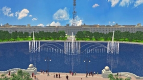 Первый в Беларуси мультимедийный фонтан от Сбербанка откроют 3 июля